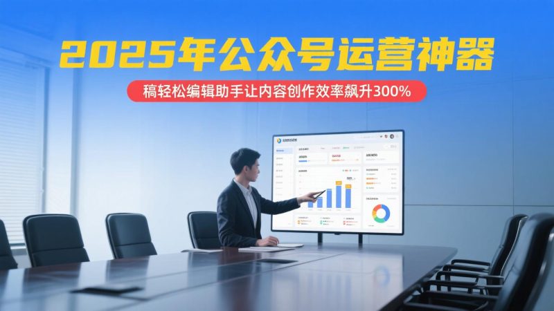 2025年公众号运营神器：稿轻松编辑助手如何让内容创作效率飙升300%