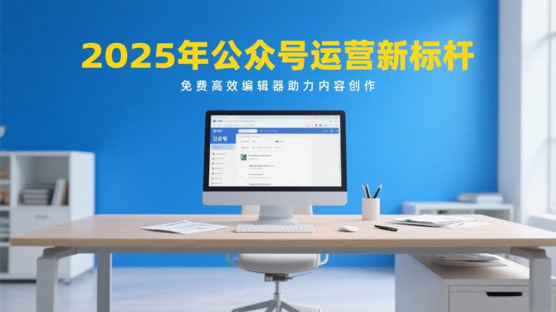 2025年公众号运营新标杆！免费高效编辑器助力内容创作