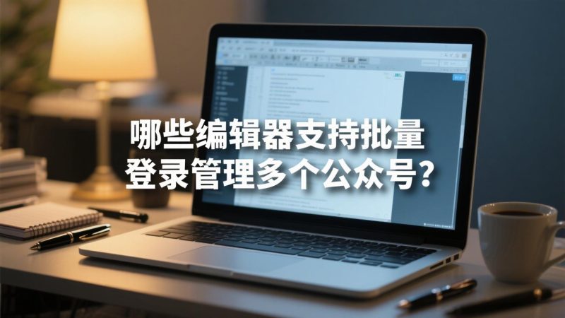 哪些编辑器支持批量登录管理多个公众号？
