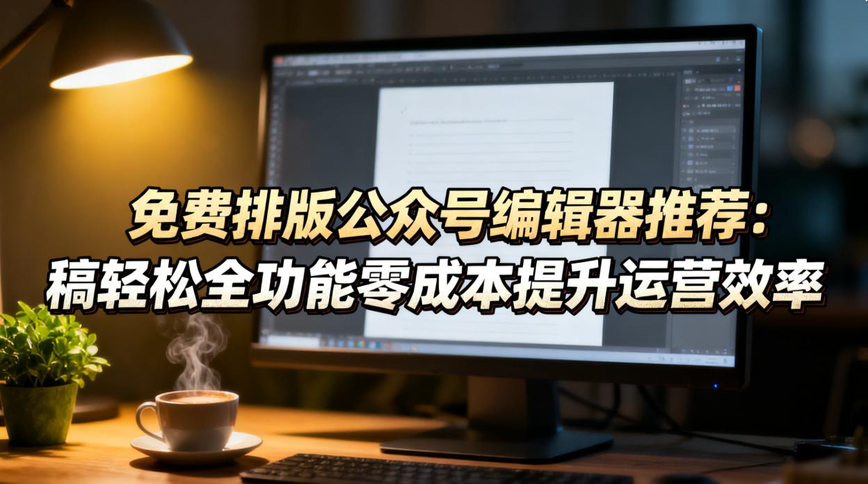 免费排版公众号编辑器推荐：稿轻松全功能零成本提升运营效率