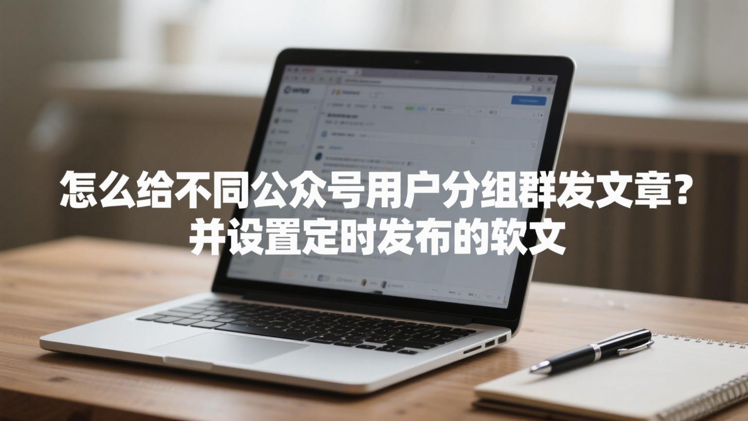 怎么给不同公众号用户分组群发文章？并设置定时发布的软文