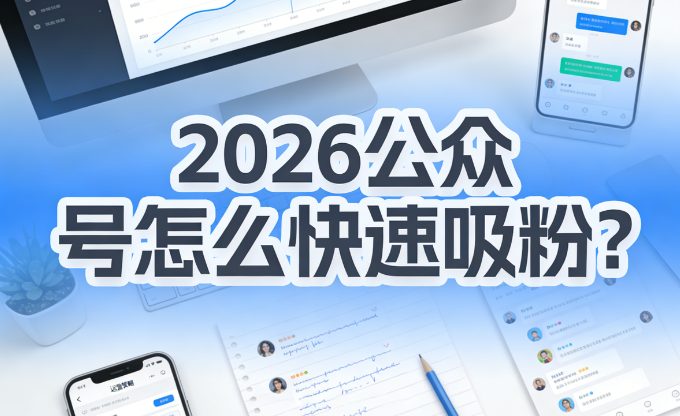 2026公众号怎么快速吸粉？