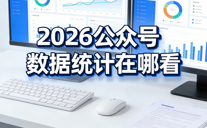 2026公众号数据统计在哪看？3步搞定