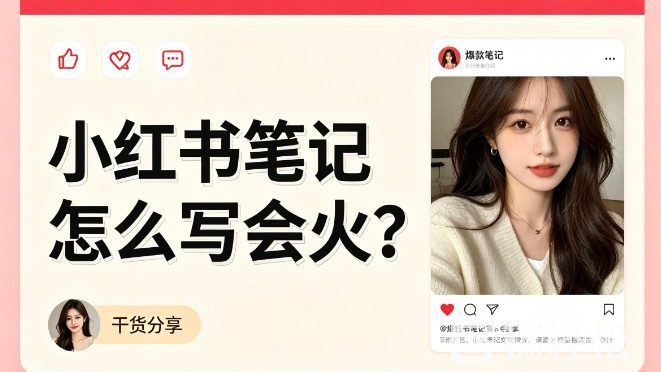 小红书笔记怎么写会火？7个爆款公式直接套用，新手也能篇篇过千赞