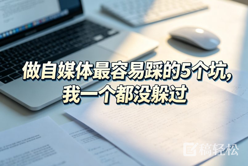 做自媒体最容易踩的5个坑，我一个都没躲过
