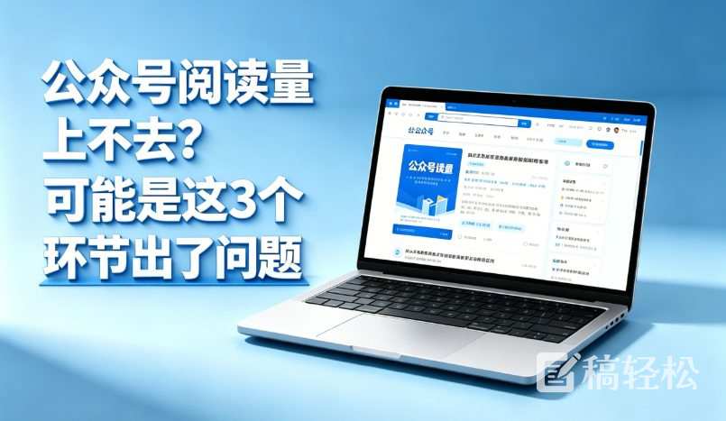 公众号阅读量上不去？可能是这3个环节出了问题