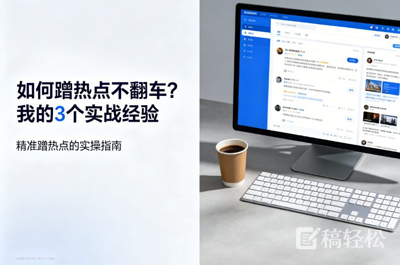 如何蹭热点不翻车？我的3个实战经验