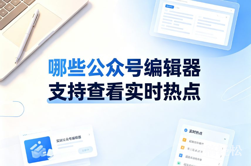 哪些公众号编辑器支持查看实时热点，这个功能怎么用