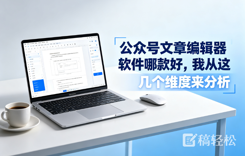 公众号文章编辑器软件哪款好，我从这几个维度来分析