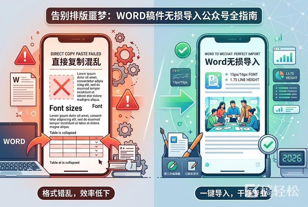 微信公众号排版怎么导入Word？为什么word内容导入公众号就乱