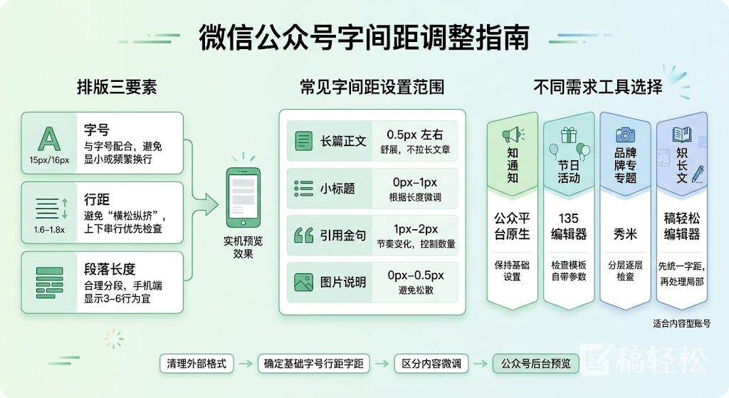 2026最新指南：微信公众号字间距怎么调整？