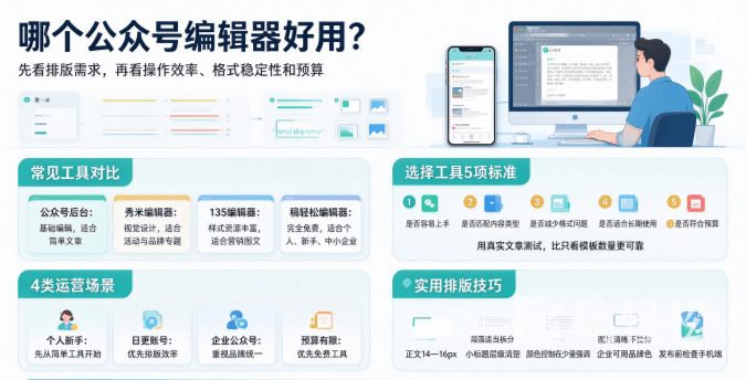 哪个公众号编辑器好用？2026年微信公众号排版工具选择指南